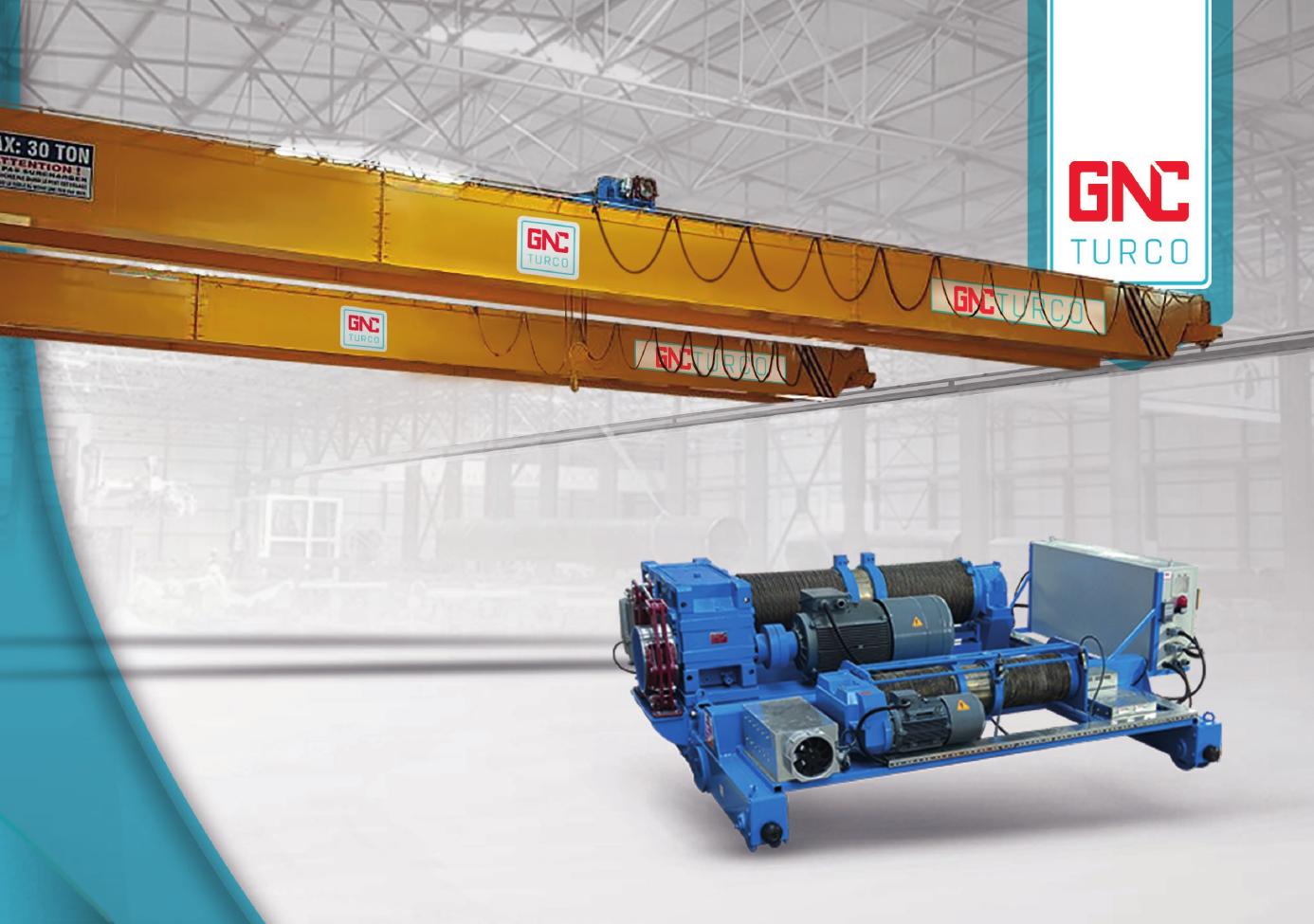 Cover of the official GNCTURCO crane product catalogue